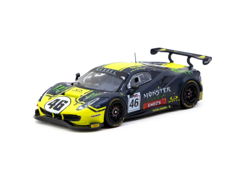 1:64 Tarmac - 2019 Ferrari 488 GT3 #46 V. Rossi/A. Salucci/L. Marini, Gulf 12 Hours 2019 1:64 Tarmac - 2019 Ferrari 488 GT3 #46 V. Rossi/A. Salucci/L. Marini, Gulf 12 Hours 2019