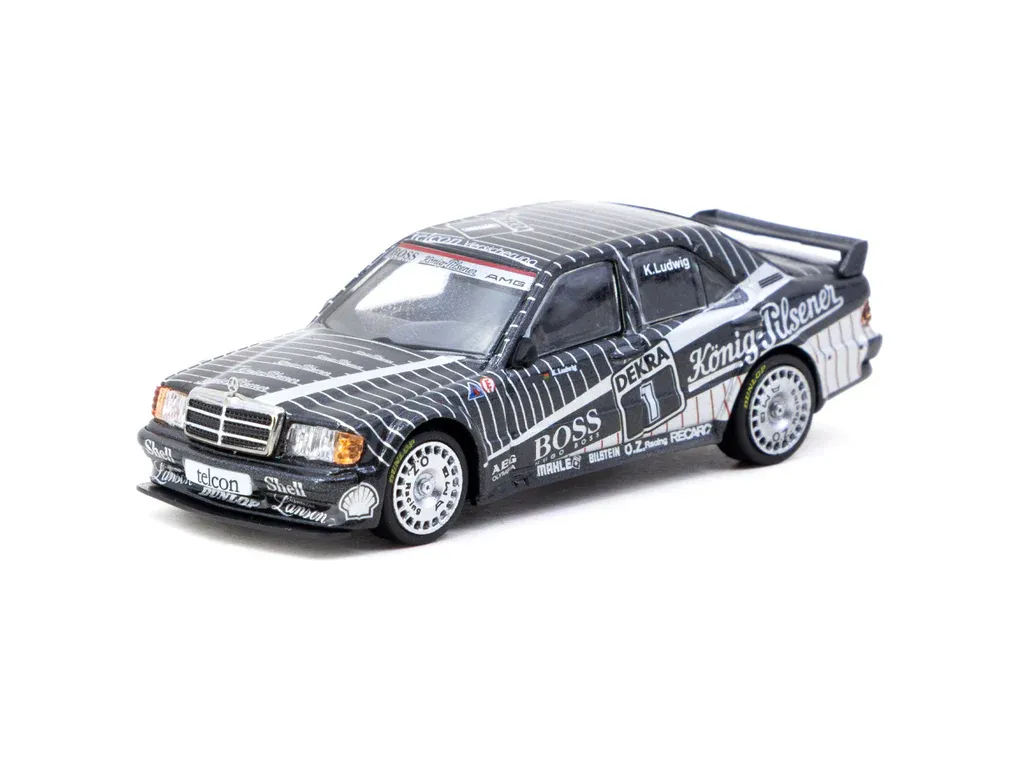 1:64 Tarmac - 1989 Mercedes-Benz 190 E 2.5-16 EVO 1 #1 Klaus Ludwig, DTM 1989