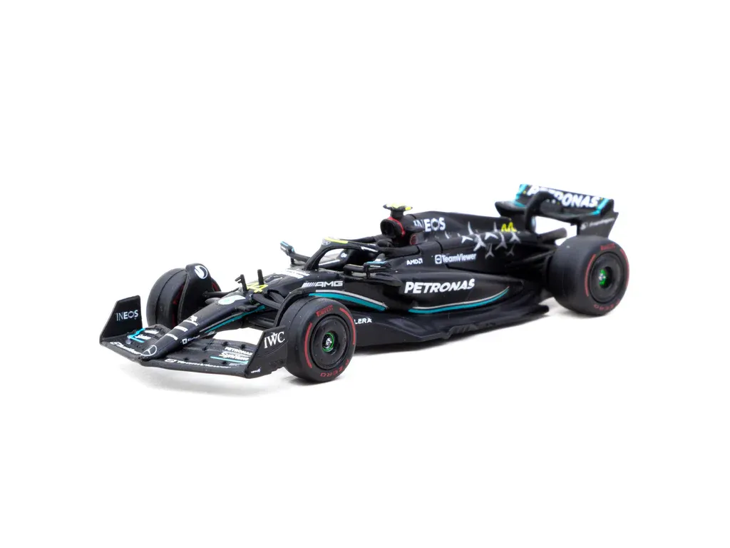 1:64 Tarmac - Mercedes-AMG F1 W14 E Performance #44 Lewis Hamilton, Hungarian Grand Prix 2023 Pole Position