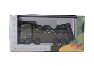 1:87 Herpa - Scania CS 20 ND Empl Bison Bergefahrzeug 1:87 Herpa - Scania CS 20 ND Empl Bison Bergefahrzeug "Luxemburger Armee" (Luxemburg)