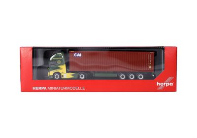 1:87 Herpa - Volvo FH GL XL Electric 40ft Container-Sattelzug 1:87 Herpa - Volvo FH GL XL Electric 40ft Container-Sattelzug "Ancotrans/CAI"