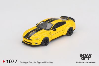 1:64 Mini GT - 2015 Ford Mustang LB-Works, triple yellow