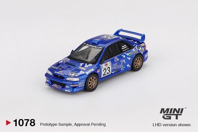 1:64 Mini GT - 2000 Subaru Impreza WRC99 Acropolis Rally #23 1:64 Mini GT - 2000 Subaru Impreza WRC99 Acropolis Rally #23
