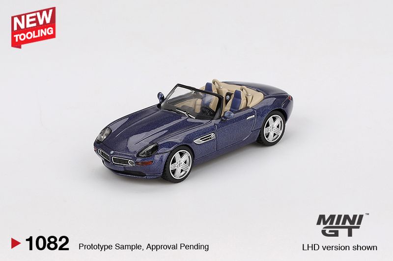 1:64 Mini GT - 2003 BMW Z8 Alpina, blue 1:64 Mini GT - 2003 BMW Z8 Alpina, blue
