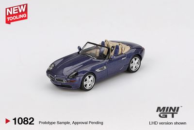 1:64 Mini GT - 2003 BMW Z8 Alpina, blue 1:64 Mini GT - 2003 BMW Z8 Alpina, blue