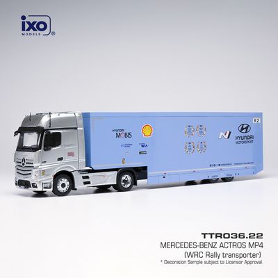 1:43 Ixo - 2024 Mercedes Actros (MP4) Hyundai Motorsport