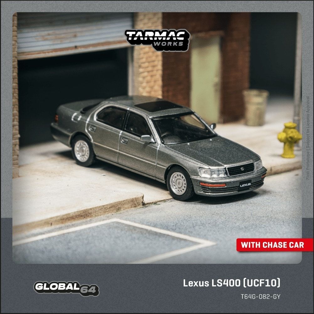 1:64 Tarmac - Lexus LS400 (UCF10), flint grey