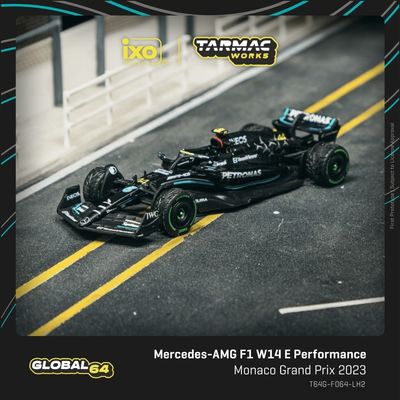 1:64 Tarmac - 2023 Mercedes-AMG F1 W14 E Performance #44 Monaco Grand Prix
