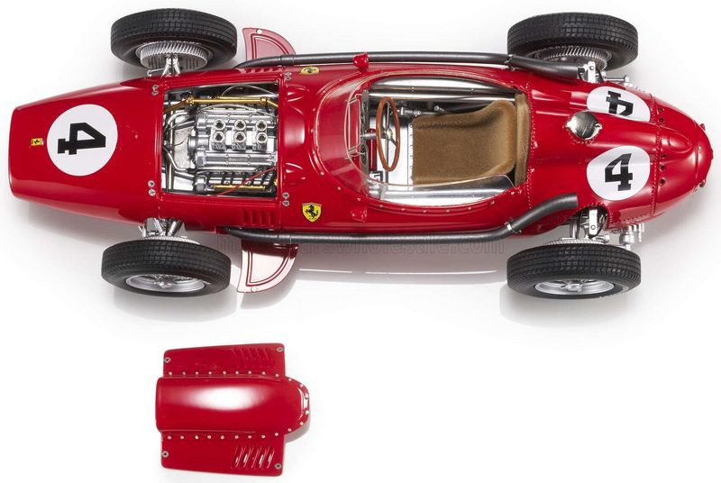 1:12 GP Replicas - Ferrari F1 Dino 246 Suceria Ferrari #4 World Champion Winner French GP 1958 M. Hawthorn 1:12 GP Replicas - Ferrari F1 Dino 246 Suceria Ferrari #4 World Champion Winner French GP 1958 M. Hawthorn