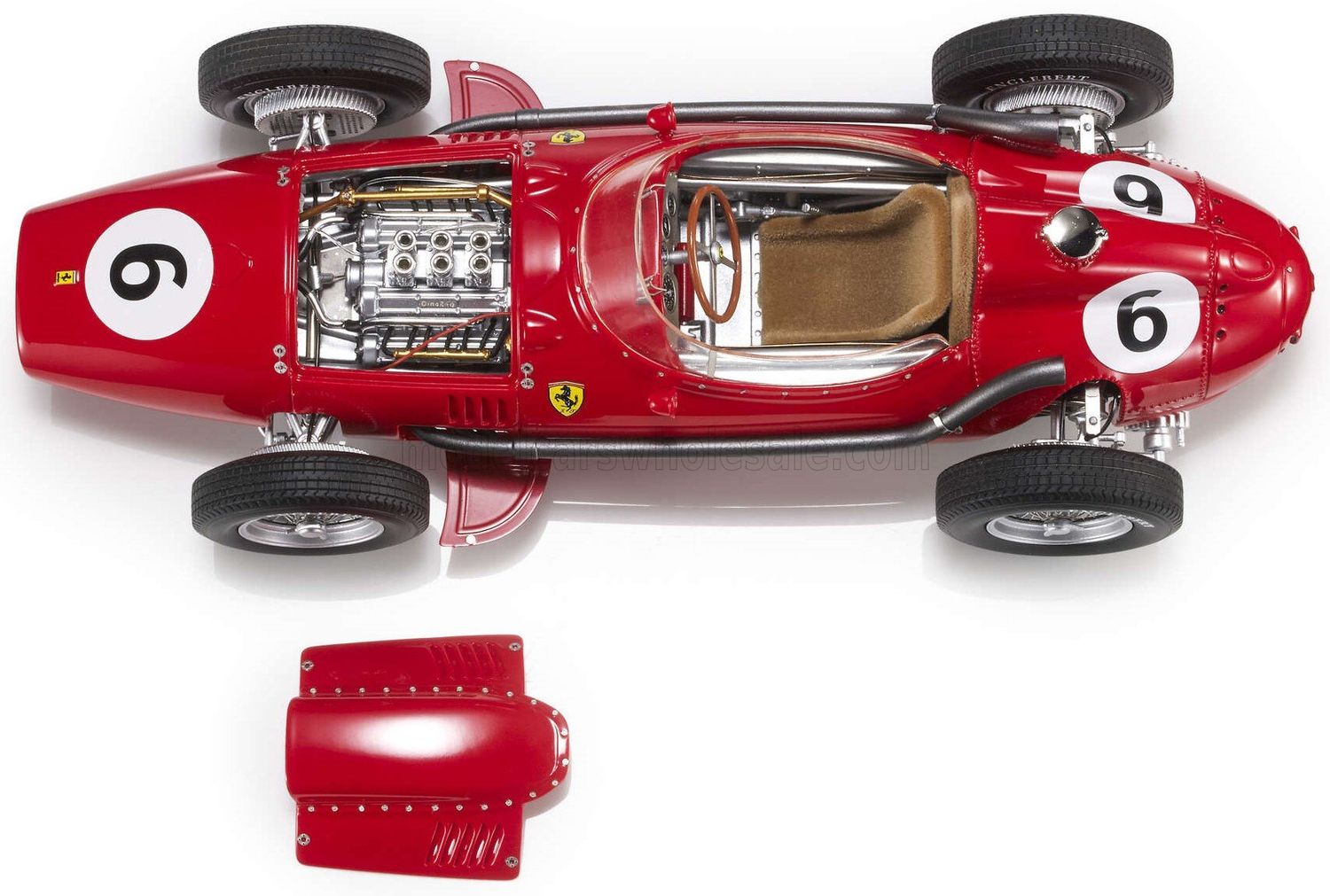 1:12 GP Replicas - Ferrari F1 Dino 246 Suceria Ferrari #6 3rd French GP 1958 W. Von Trips