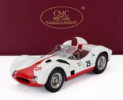 1:18 CMC - Maserati Tipo 61 “Birdcage”, #25, Winner SCCA Pensacola April 1960, Gaston “Gus” Andrey 1:18 CMC - Maserati Tipo 61 “Birdcage”, #25, Winner SCCA Pensacola April 1960, Gaston “Gus” Andrey