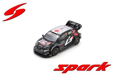 1:43 Spark - TOYOTA GR Yaris Rally1 No.18 TOYOTA GAZOO Racing WRT Rally Monte Carlo 2025 T. Katsuta - A.Johnston 1:43 Spark - TOYOTA GR Yaris Rally1 No.18 TOYOTA GAZOO Racing WRT Rally Monte Carlo 2025 T. Katsuta - A.Johnston