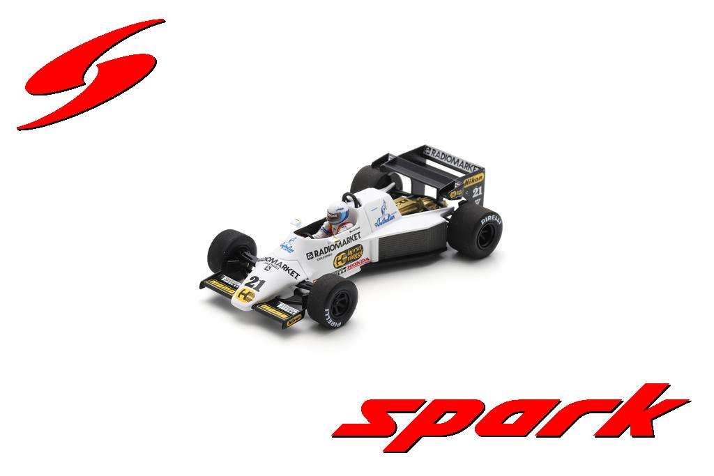 1:43 Spark - Spirit 101 No.21 San Marino GP 1984 Mauro Baldi