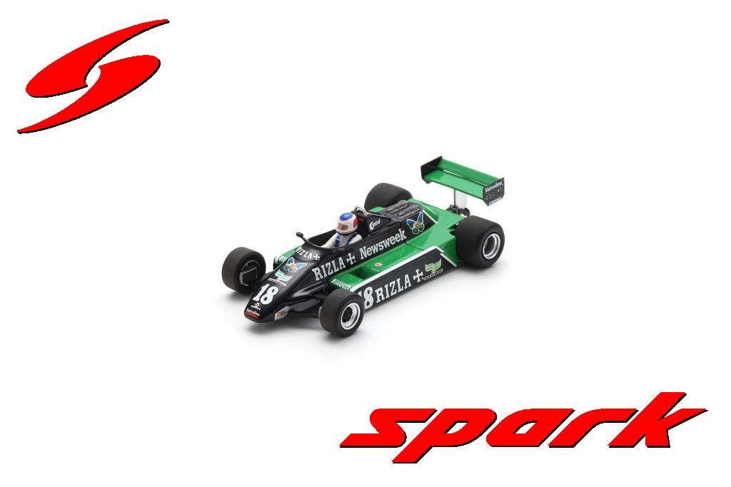 1:43 Spark - March 821 No.18 South African GP 1982 Raul Boesel