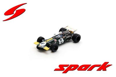 1:43 Spark - Brabham BT26A No.8 3rd Mexico GP 1969 Jack Brabham