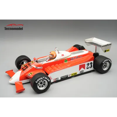 1:18 Tecnomodel - Alfa Romeo 179 1980 USA EAST GP B. Giacomelli *With Driver Figure*