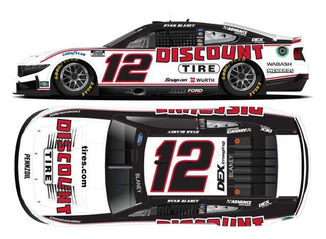 1:64 Action Racing Collectibles - 2025 Ford Mustang #12 Ryan Blaney *Discount Tire* 1:64 Action Racing Collectibles - 2025 Ford Mustang #12 Ryan Blaney *Discount Tire*