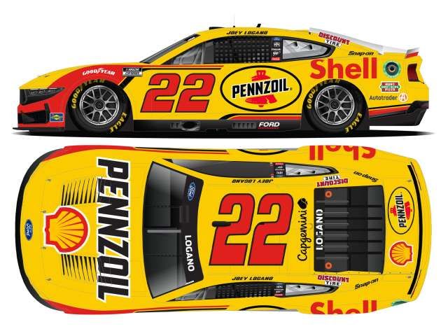 1:64 Action Racing Collectibles - 2025 Ford Mustang #22 Joey Logano *Shell-Pennzoil* 1:64 Action Racing Collectibles - 2025 Ford Mustang #22 Joey Logano *Shell-Pennzoil*