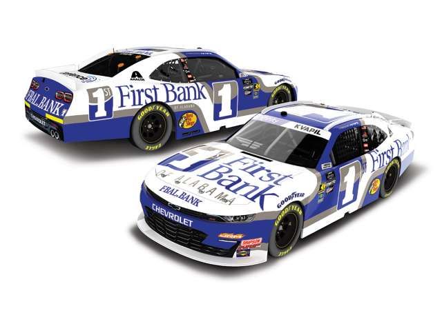 1:64 Action Racing Collectibles - 2025 Chevrolet #1 Carson Kvapil *First Bank of Alabama* 1:64 Action Racing Collectibles - 2025 Chevrolet #1 Carson Kvapil *First Bank of Alabama*