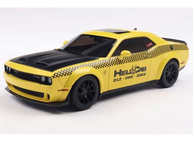1:18 Solido - 2023 Dodge Challenger SRT Hellcat widebody NYC Hellcab