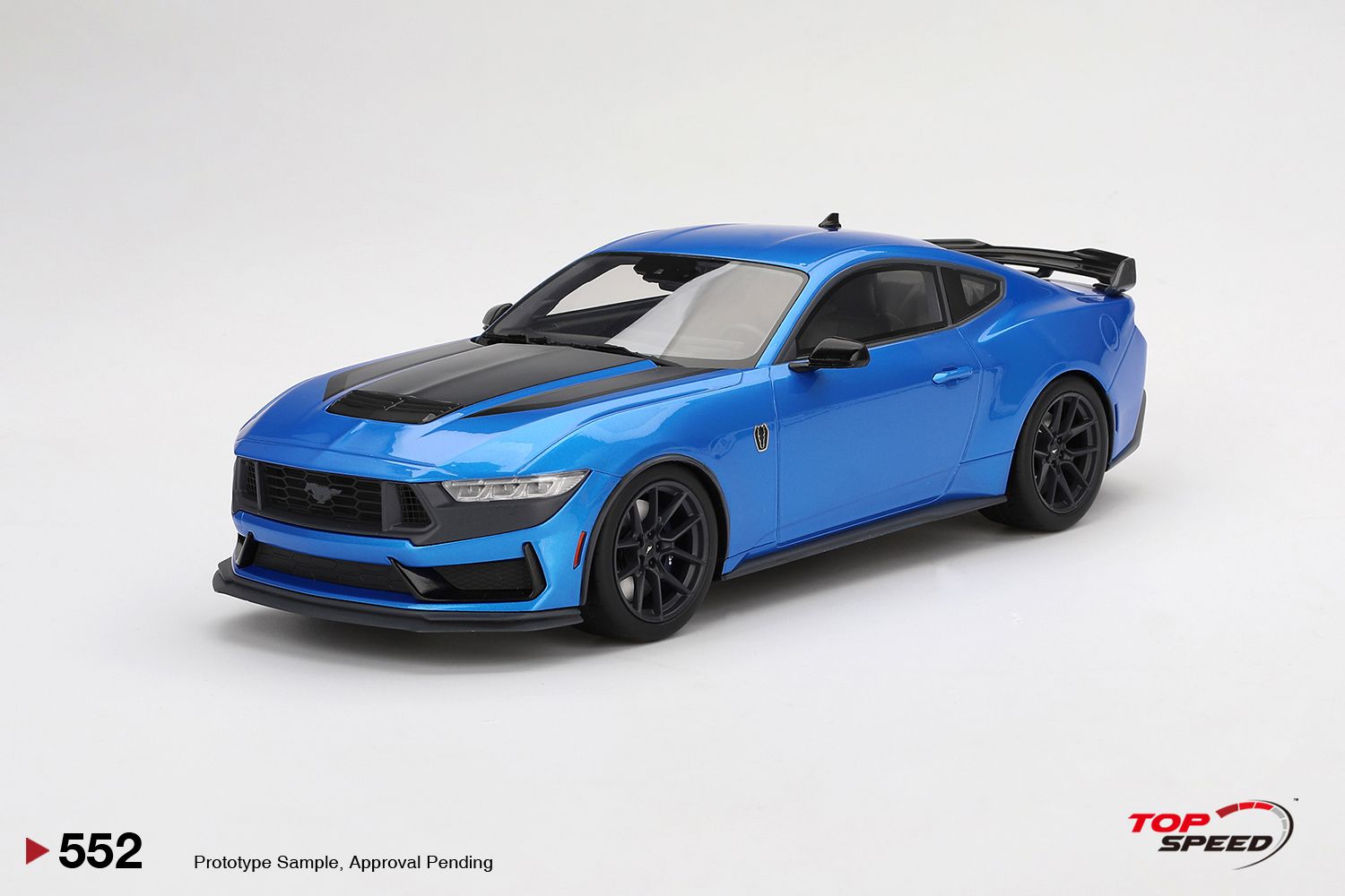 1:18 TSM - 2024 Ford Mustang Dark Horse Grabber Blue