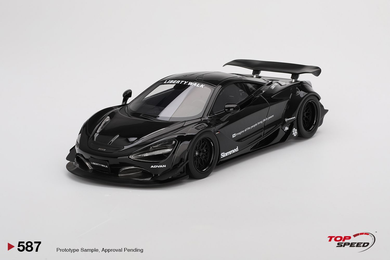 1:18 TSM - 2024  McLaren 720S LB-Works Black