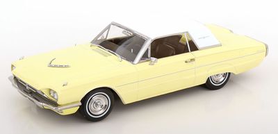 1:18 KK Scale - Ford Thunderbird Hardtop Coupe 1966 hellgelb/weiß 1:18 KK Scale - Ford Thunderbird Hardtop Coupe 1966 hellgelb/weiß