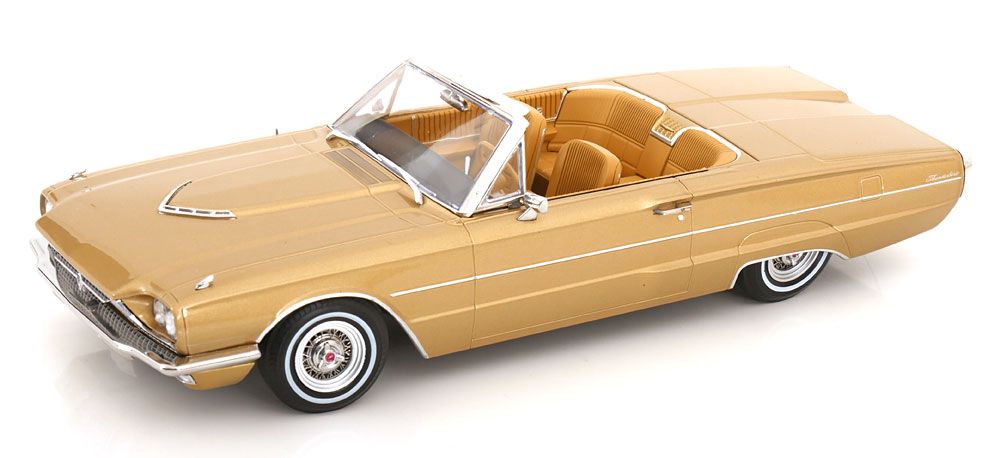 1:18 KK Scale - Ford Thunderbird Cabrio 1966 goldmetallic
