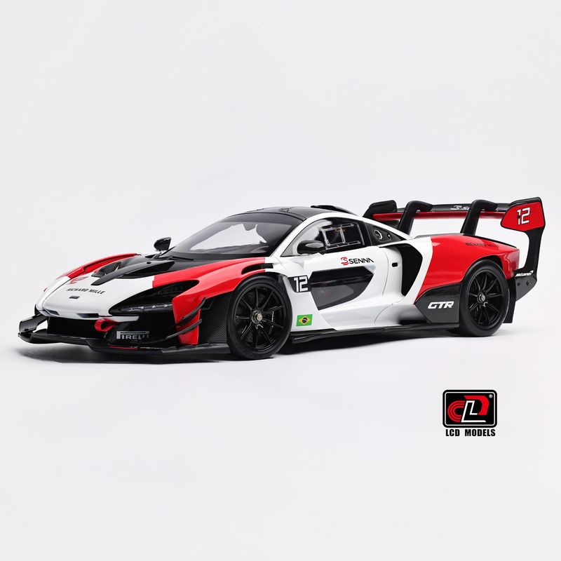 1:18 LCD Models - 2021 McLaren Senna GTR #12 Racing White 1:18 LCD Models - 2021 McLaren Senna GTR #12 Racing White