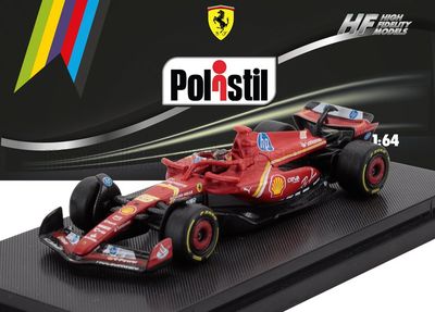 1:64 Polistil - Ferrari F1 SF-24 #55 Season 2024 C. Sainz 1:64 Polistil - Ferrari F1 SF-24 #55 Season 2024 C. Sainz