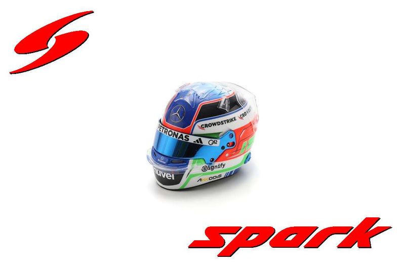 1:5 Spark Helmet - Mercedes-AMG PETRONAS F1 Team - Kimi Antonelli - 2025 1:5 Spark Helmet - Mercedes-AMG PETRONAS F1 Team - Kimi Antonelli - 2025