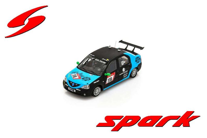 1:43 Spark - Dacia Logan No.118 Team SwiftWing.de 24H Nürburgring 2021 O. Kriese - M. Lachmayer - DOOM - M. Charoudin 1:43 Spark - Dacia Logan No.118 Team SwiftWing.de 24H Nürburgring 2021 O. Kriese - M. Lachmayer - DOOM - M. Charoudin