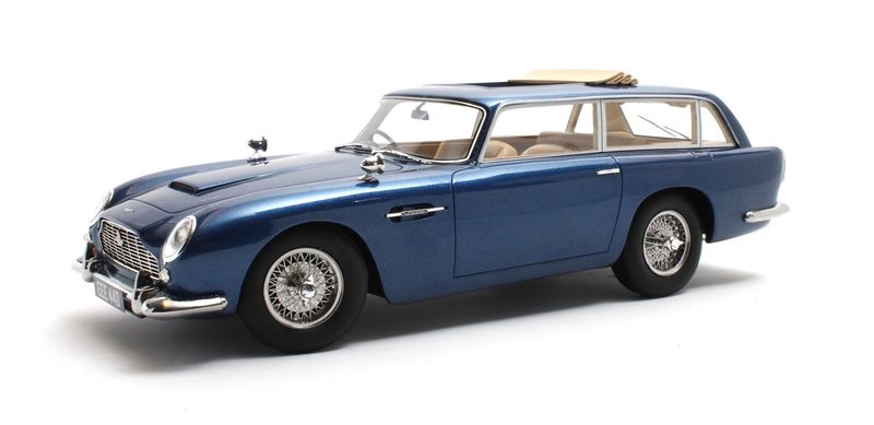 1:18 Cult Models - Aston Martin DB5 Shooting brake by Harold Radford blue metallic 1964