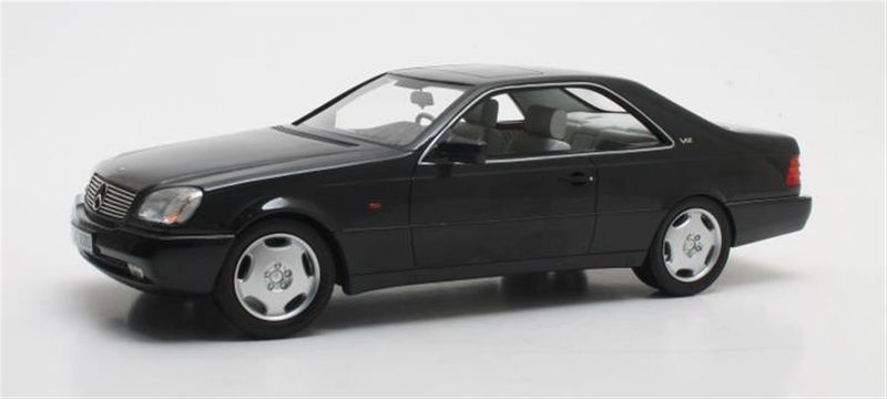 1:18 Cult Models - Mercedes-Benz 600SEC C140 black 1992