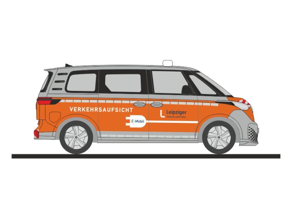 1:87 Rietze - VW ID.BUZZ People Verkehrsaufsicht Leipzig