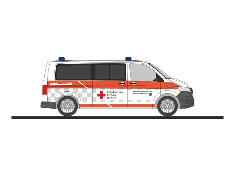 1:87 Rietze - VW T6.1 DRK Wolfenbüttel 1:87 Rietze - VW T6.1 DRK Wolfenbüttel
