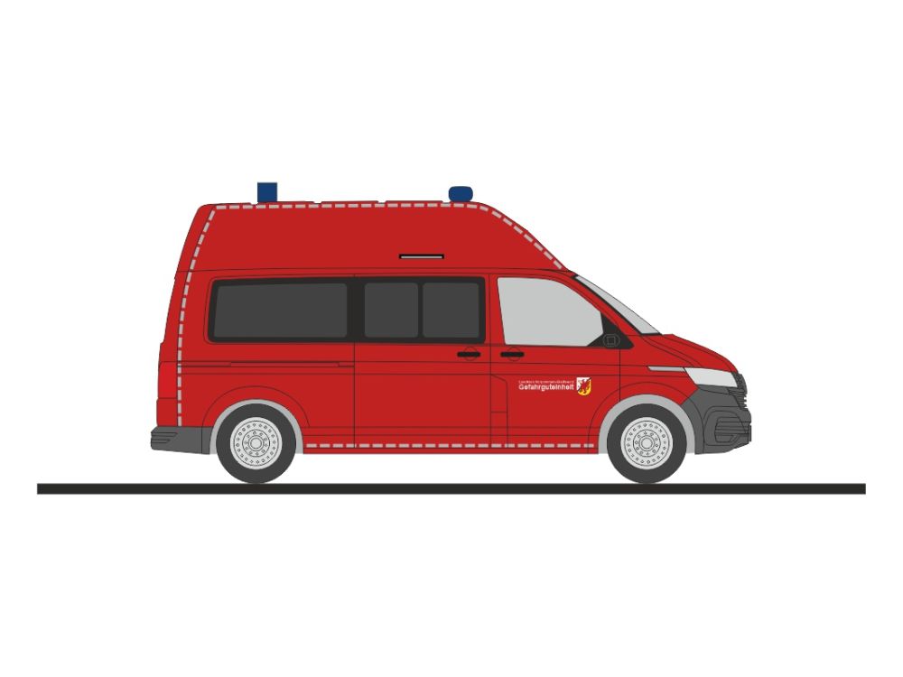 1:87 Rietze - VW T6.1 Feuerwehr Greifswald Gefahrguteinheit Nord