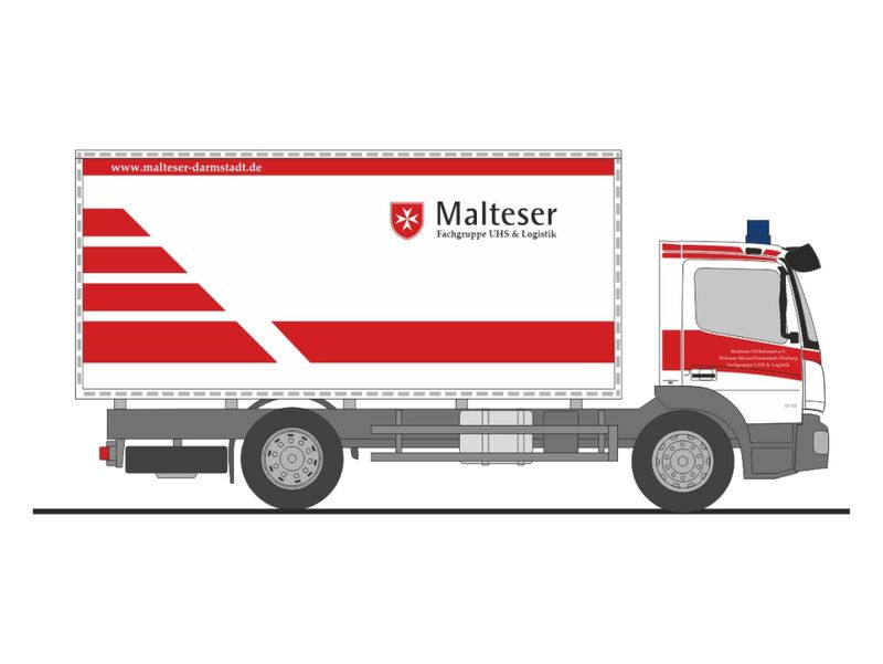 1:87 Rietze - Mercedes Benz ATEGO GW-L Malteser Darmstadt 2019 1:87 Rietze - Mercedes Benz ATEGO GW-L Malteser Darmstadt 2019