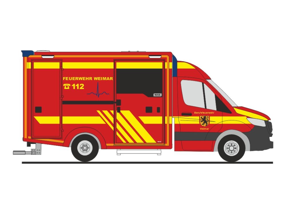 1:87 Rietze - Mercedes Benz SPRINTER Wietm. BF Weimar 2018