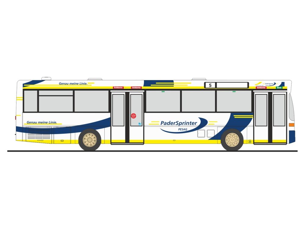 1:87 Rietze - Mercedes Benz O 405 25. Jubiläum Padersprinter Paderborn