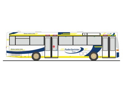 1:87 Rietze - Mercedes Benz O 405 25. Jubiläum Padersprinter Paderborn 1:87 Rietze - Mercedes Benz O 405 25. Jubiläum Padersprinter Paderborn