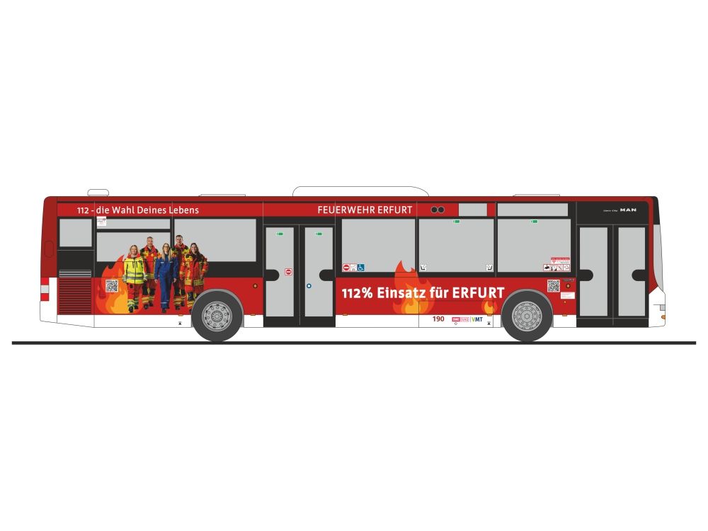 1:87 Rietze - Man LION'S EVAG - Feuerwehr Erfurt 2015