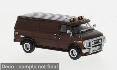 1:87 Brekina - GMC Vandura, braun, 1983 1:87 Brekina - GMC Vandura, braun, 1983