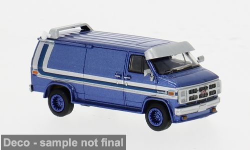 1:87 Brekina - GMC Vandura, blau, 1983