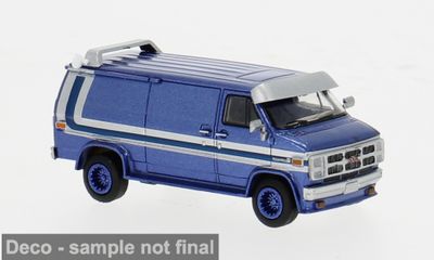 1:87 Brekina - GMC Vandura, blau, 1983 1:87 Brekina - GMC Vandura, blau, 1983