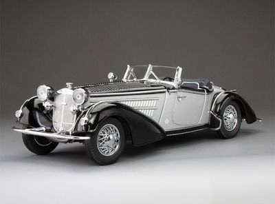 1:18 Sunstar - 1939 Horch 855 Roadster schwarz , silber 1:18 Sunstar - 1939 Horch 855 Roadster schwarz , silber