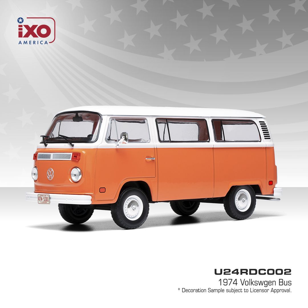 1:24 Ixo USA - 1974 Volkswagen Bus, brilliant orange