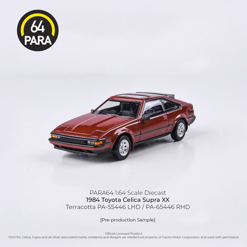 1:64 Para64 - 1984 Toyota A60 Celica XX/, celica supra terracotta LHD 1:64 Para64 - 1984 Toyota A60 Celica XX/, celica supra terracotta LHD