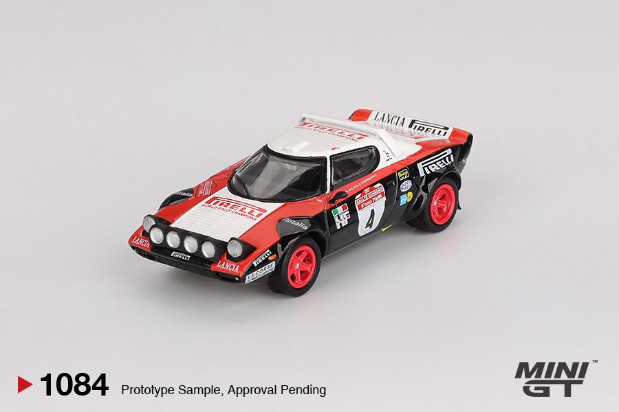 1:64 Mini GT - 1978 Lancia Stratos HF #4 winner Rally Sanremo