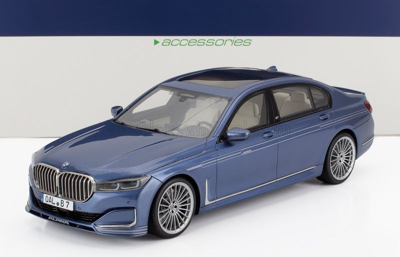 1:18 BMW Dealer by GT Spirit - BMW Alpina B7 LCI (G12) Blue Metallic 1:18 BMW Dealer by GT Spirit - BMW Alpina B7 LCI (G12) Blue Metallic